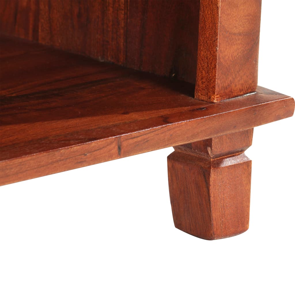 Mesa de cabeceira 40x30x50 cm madeira de acácia maciça