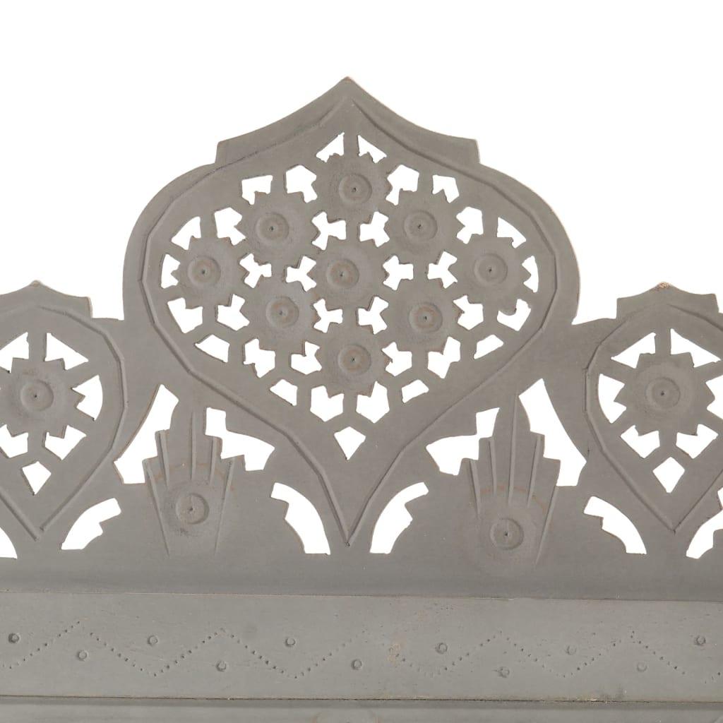 Biombo esculp. mão 5 painéis 200x165cm mangueira maciça branco