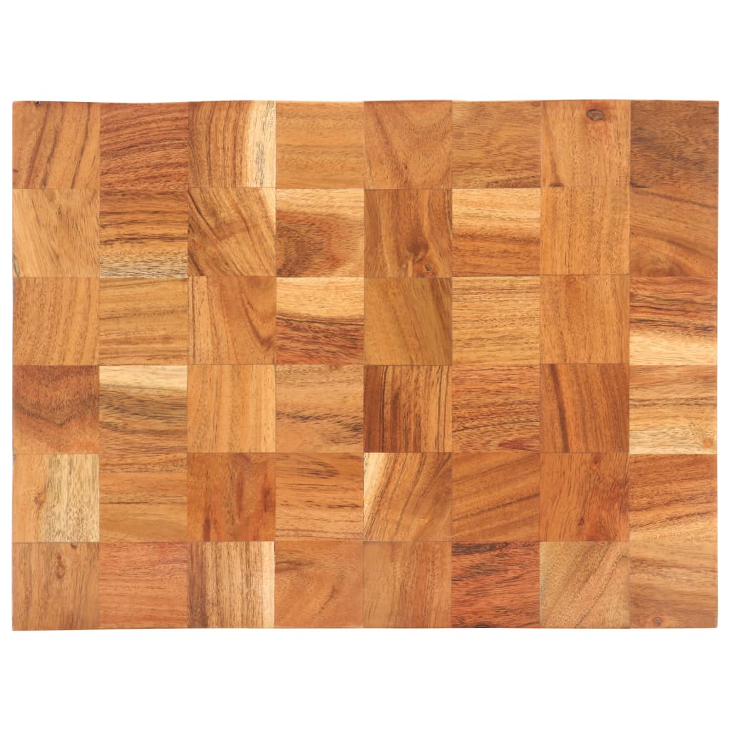 Tábua de cortar 60x40x3,8 cm madeira de acácia maciça