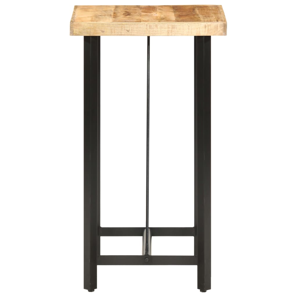 Mesa de bar 120x58x107 cm madeira de mangueira áspera