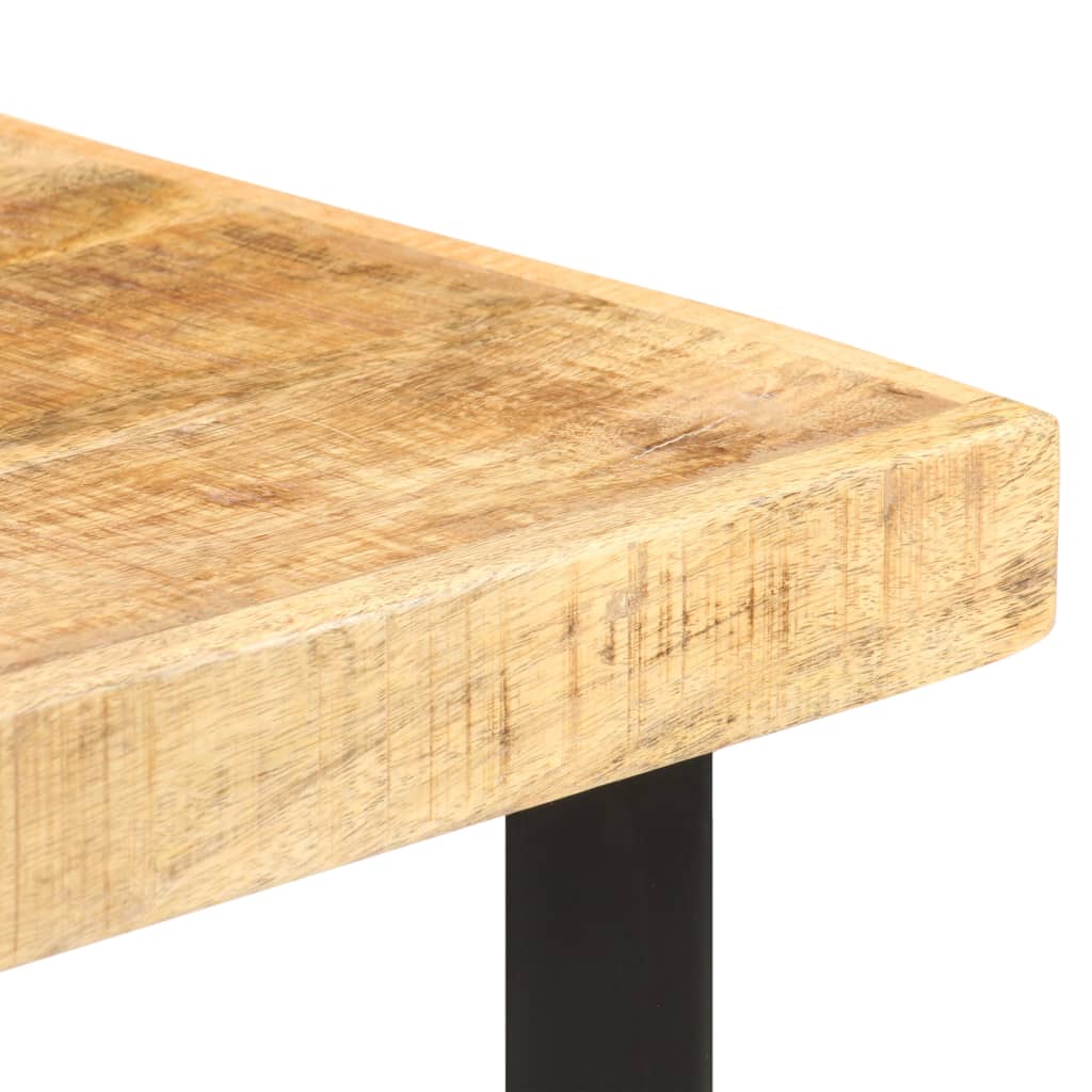 Mesa de bar 120x58x107 cm madeira de mangueira áspera