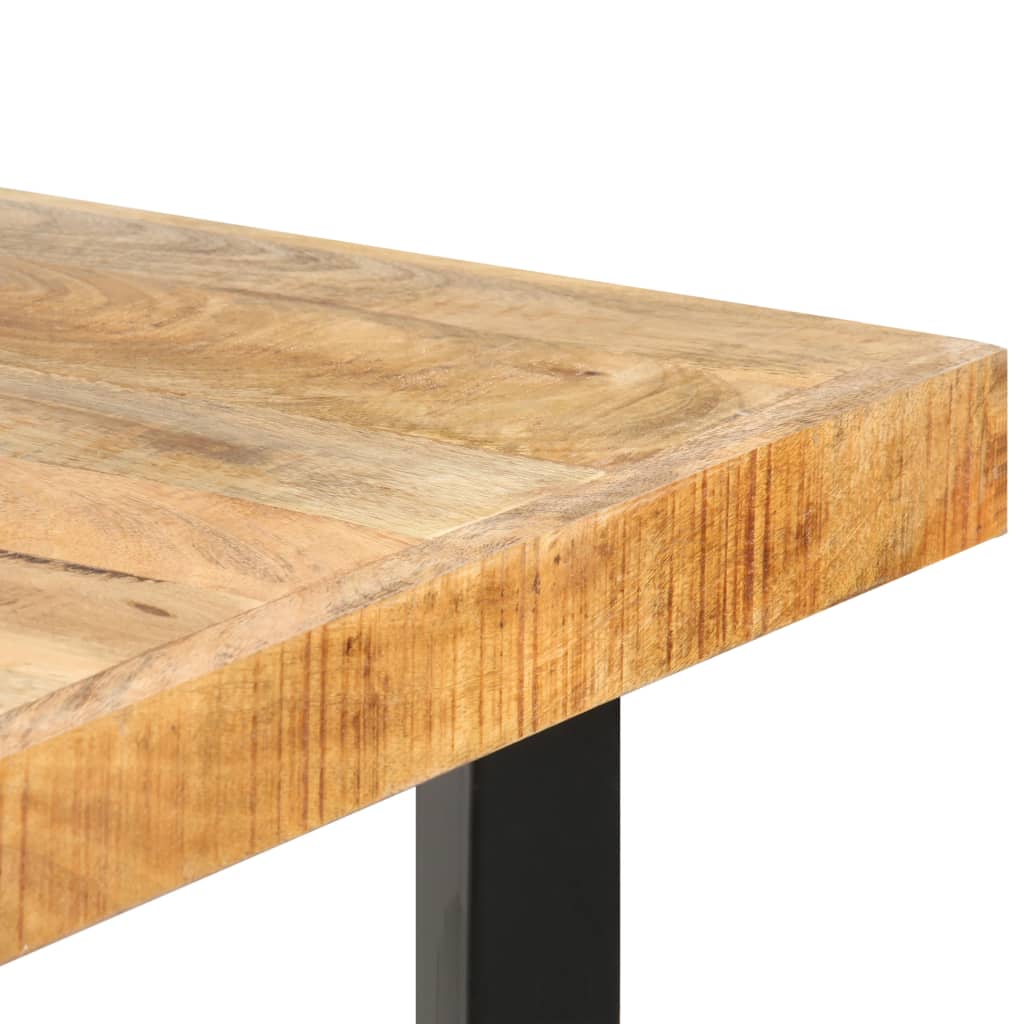 Mesa de bar 120x58x107 cm madeira de mangueira áspera