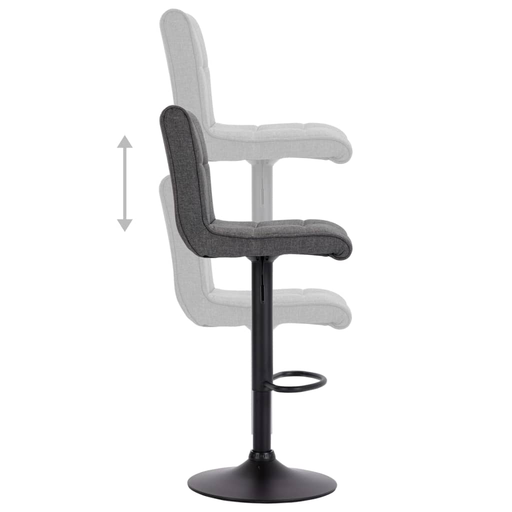 3 pcs conjunto de bar preto e cinzento-escuro