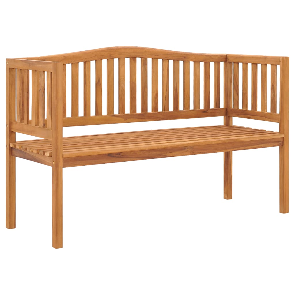 Banco de jardim 150 cm madeira de teca maciça
