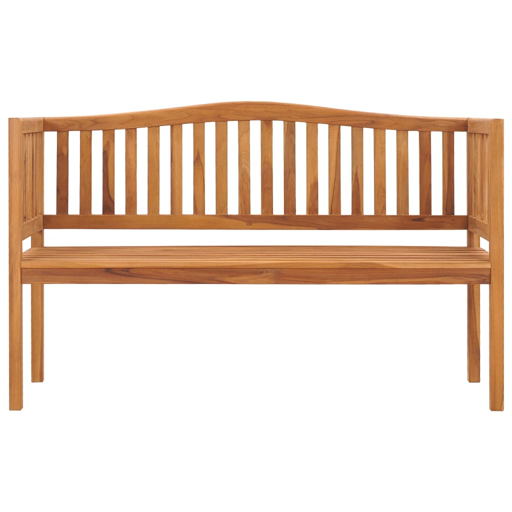 Banco de jardim 150 cm madeira de teca maciça