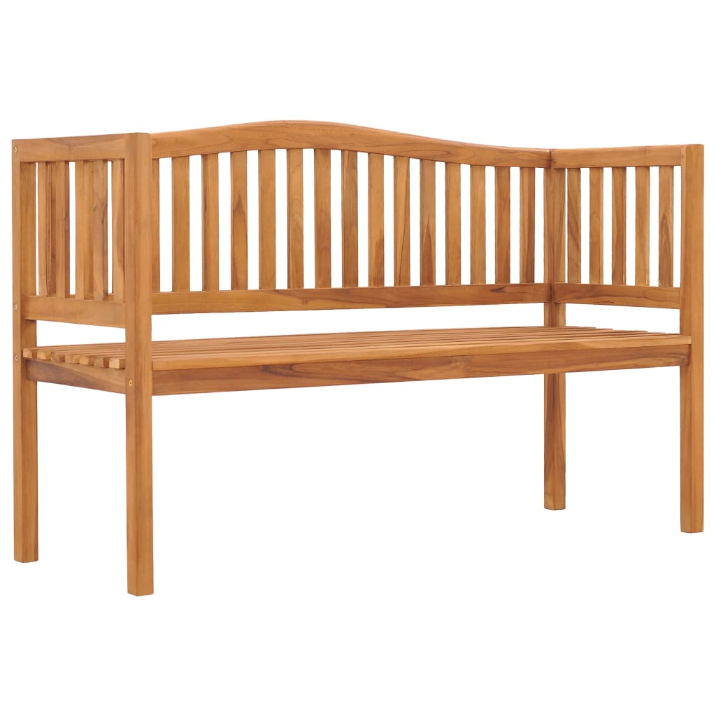 Banco de jardim 150 cm madeira de teca maciça