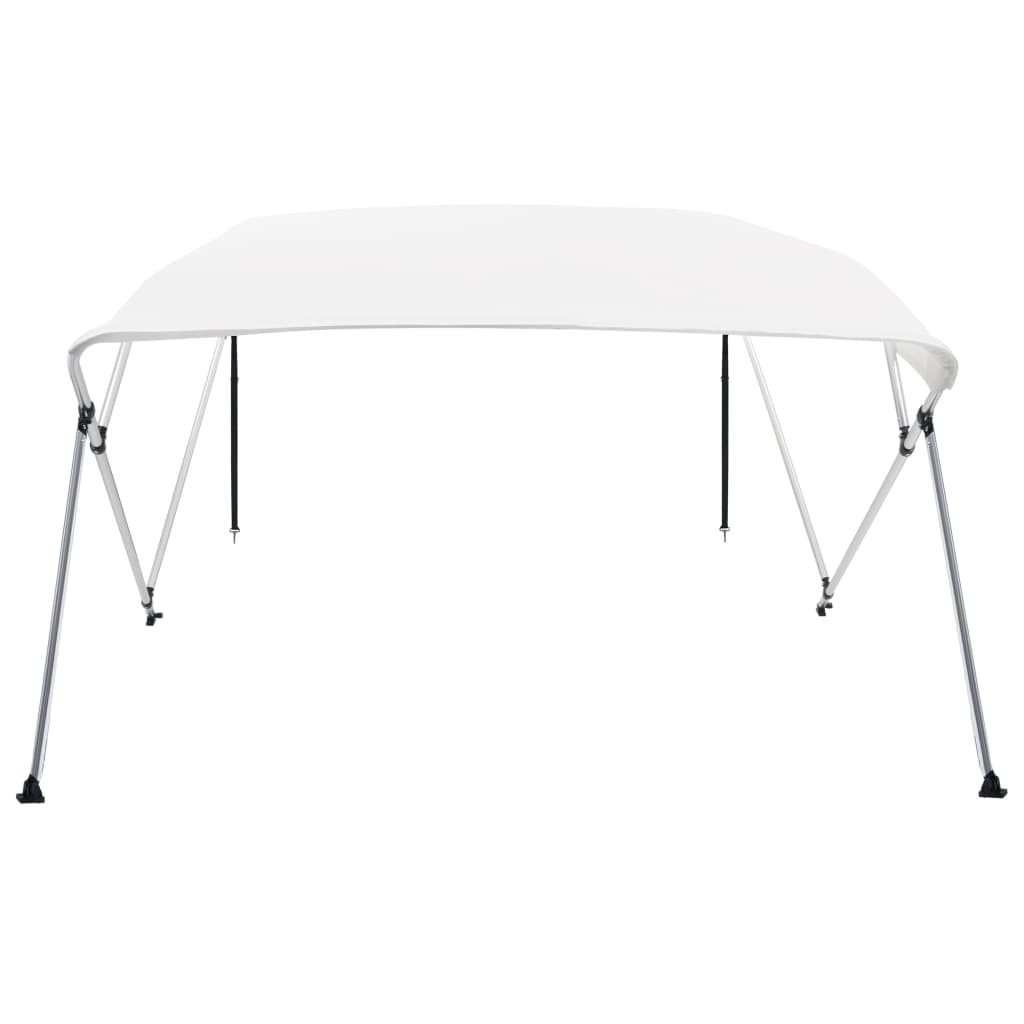 Toldo em 4 arcos Bimini 243x180x137 cm branco