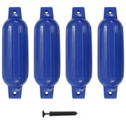 Para-choques para barco 4 pcs 41x11,5 cm PVC azul