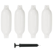 Para-choques para barco 4 pcs 41x11,5 cm PVC branco