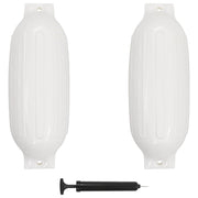 Para-choques para barco 2 pcs 69x21,5 cm PVC branco