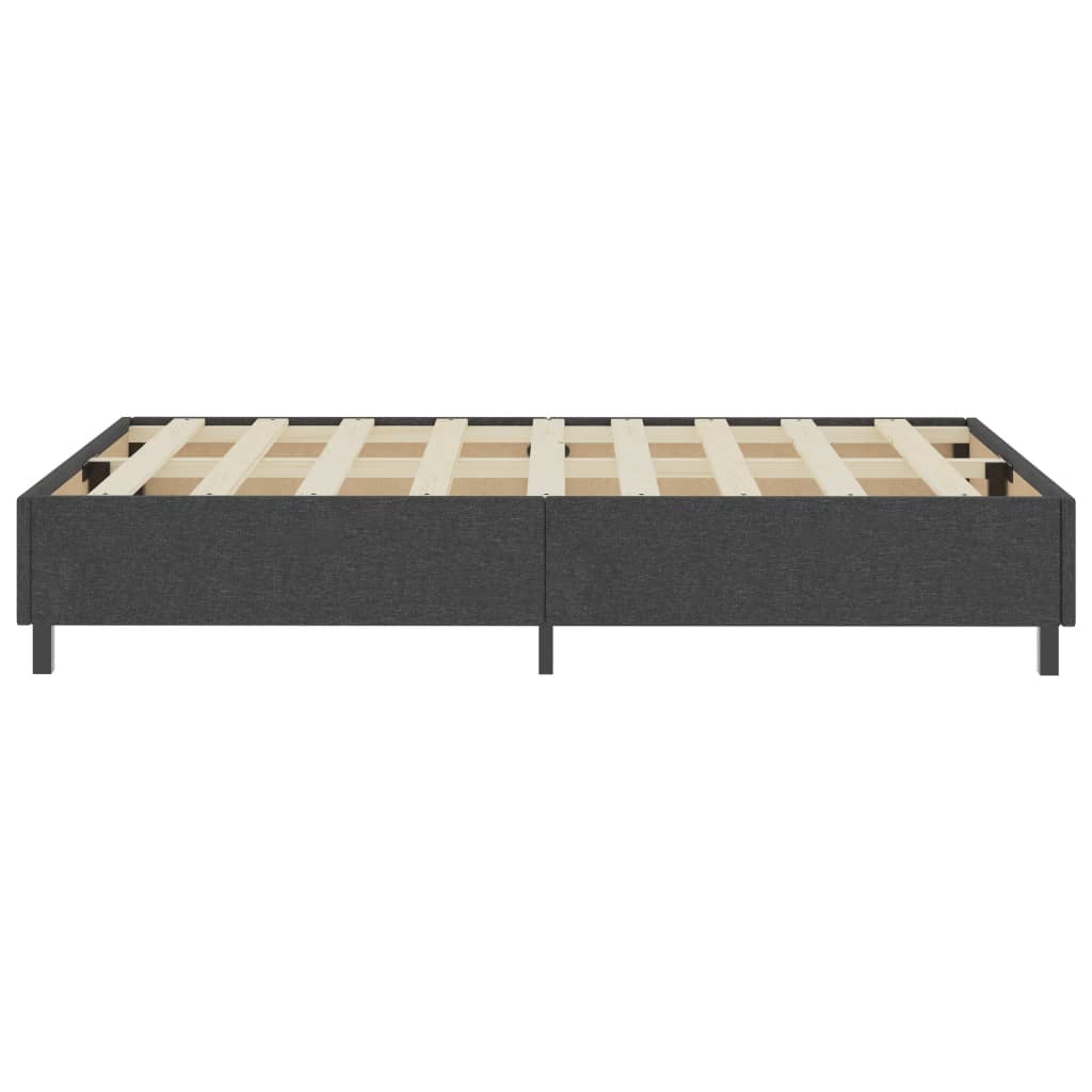 Cama boxspring 120x200 cm tecido cinzento