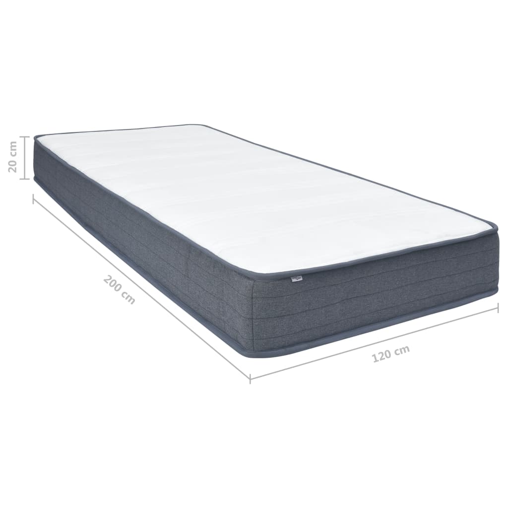 Colchão para cama boxspring 200x120x20 cm