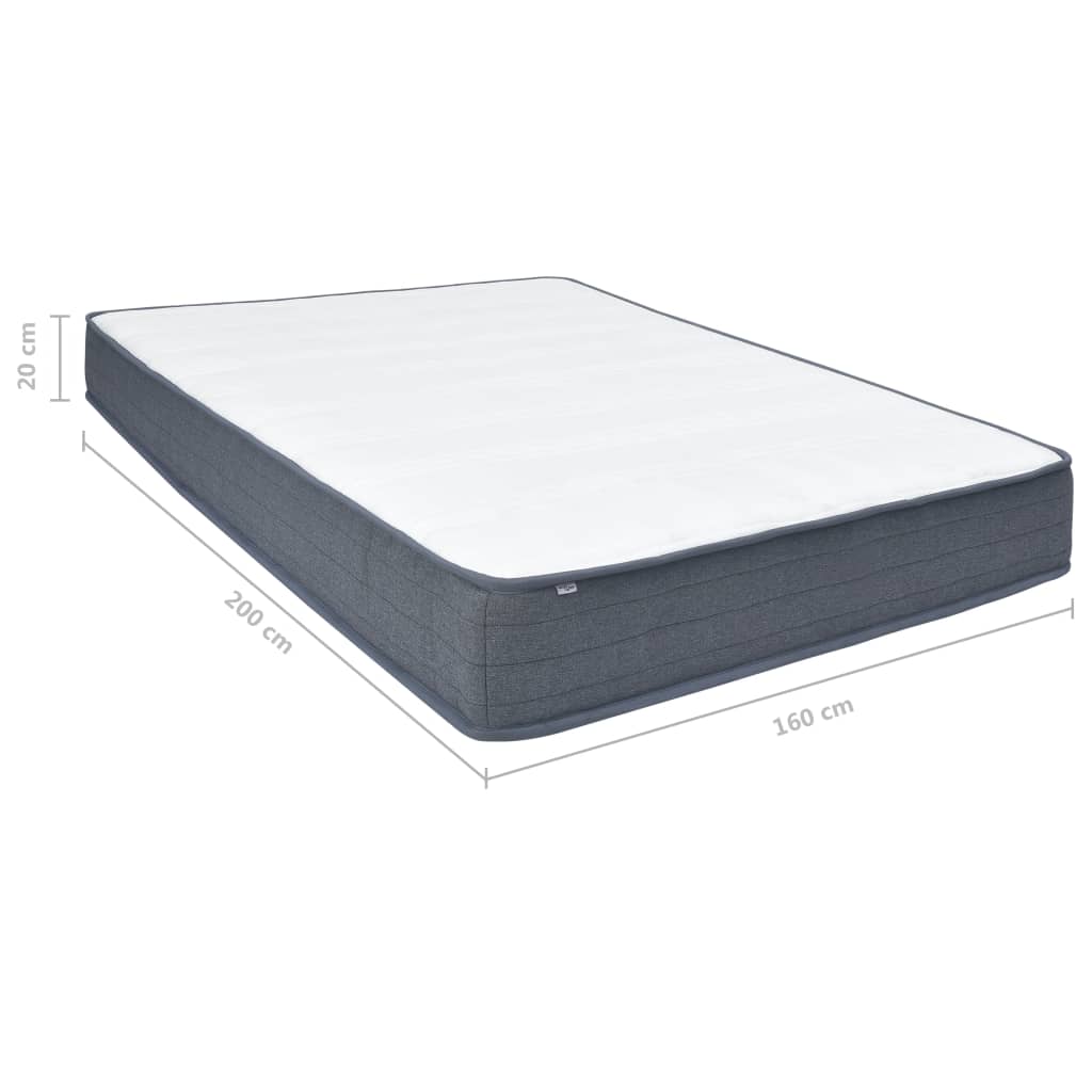 Colchão para cama boxspring 200x160x20 cm