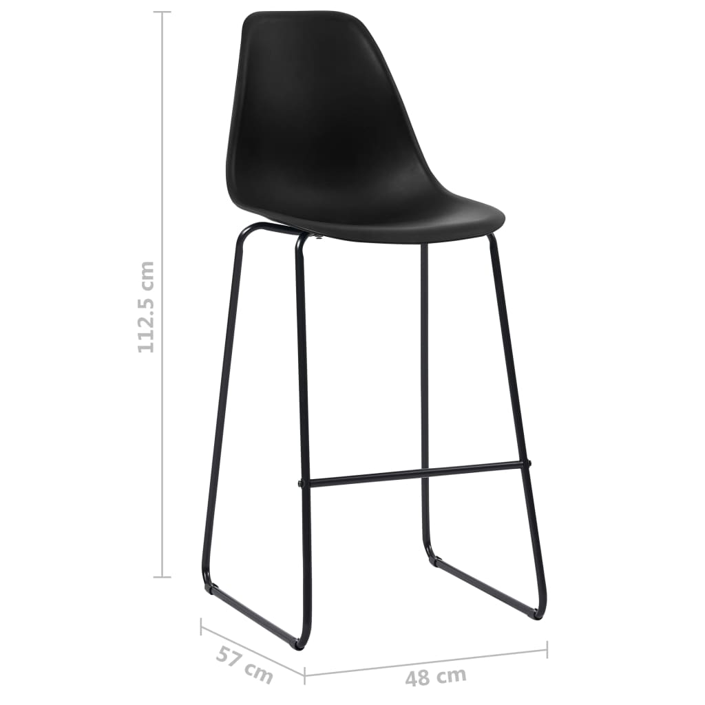 3 pcs conjunto de bar tecido cinzento-escuro