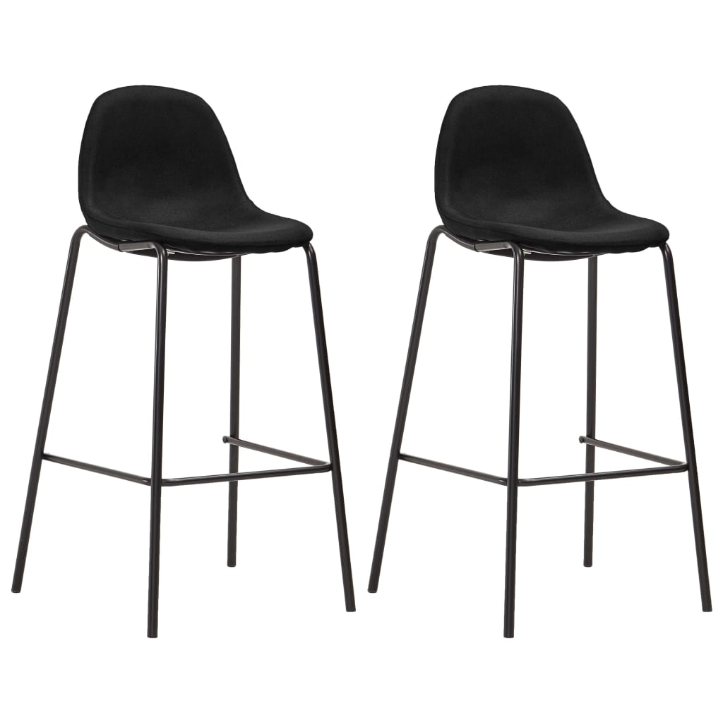 3 pcs conjunto de bar tecido cinzento-escuro