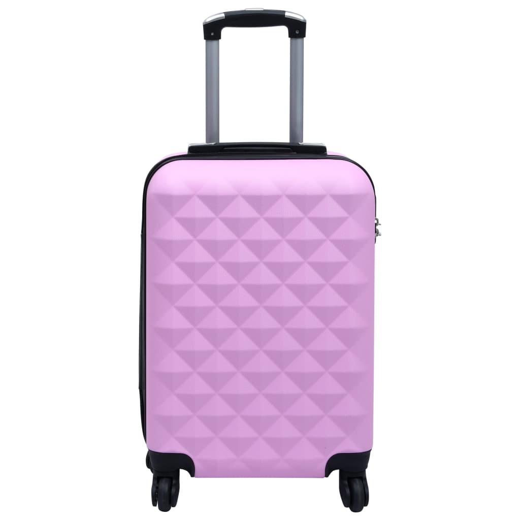 Conjunto de malas de viagem estojo rígido 2 pcs ABS rosa