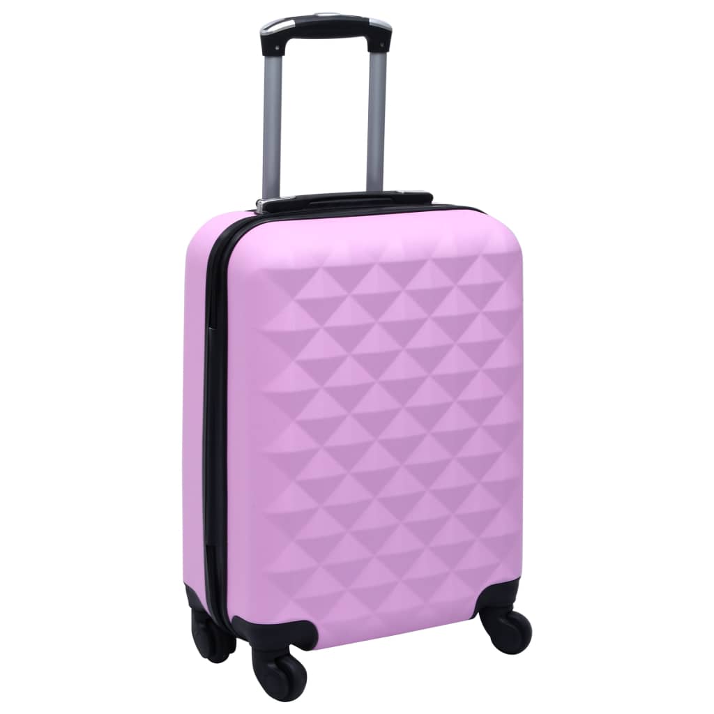 Conjunto de malas de viagem estojo rígido 2 pcs ABS rosa
