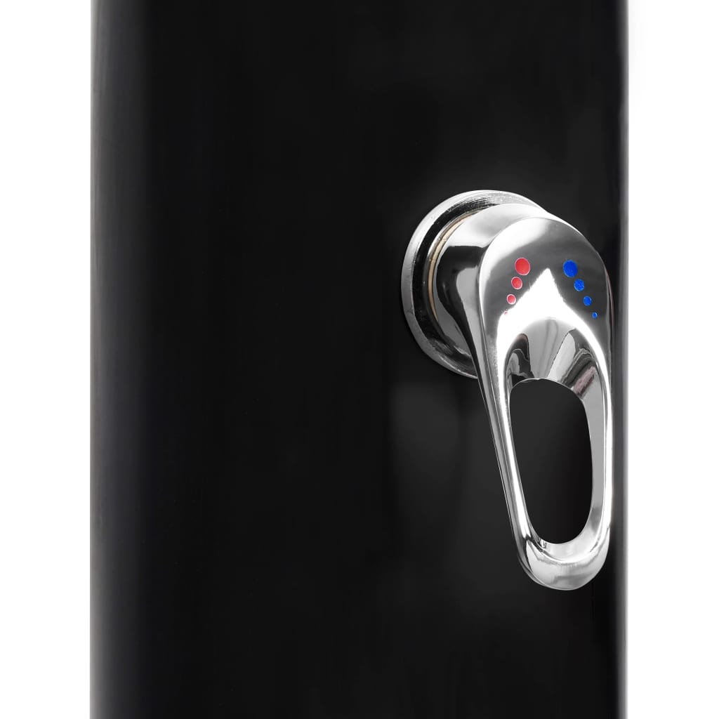 Chuveiro solar de exterior c/ cabeça e torneira 40 L