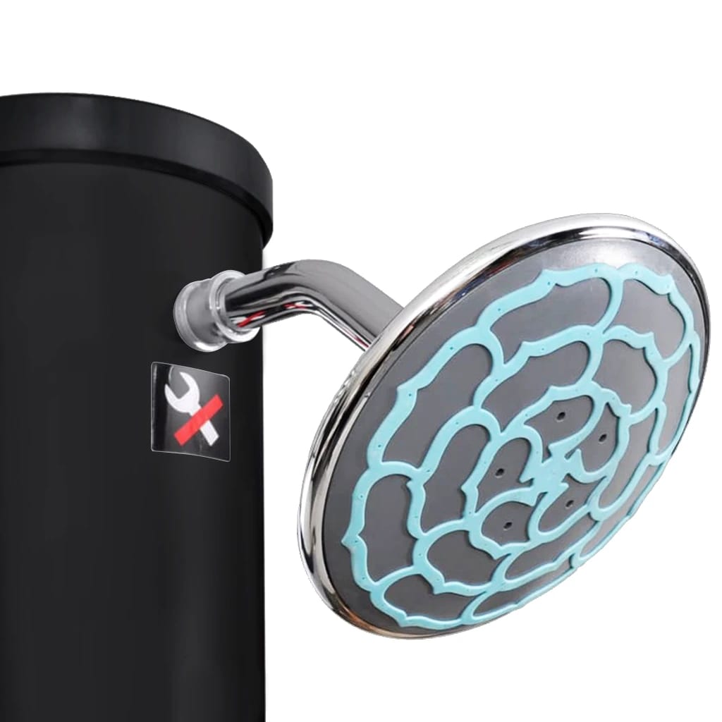 Chuveiro solar de exterior c/ cabeça e torneira 40 L