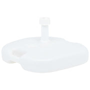 Base de guarda-sol enchimento c/ areia/água 16L plástico branco