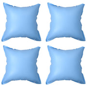 Almofadas insufláveis cobertura piscina acima do solo 4 pcs PVC