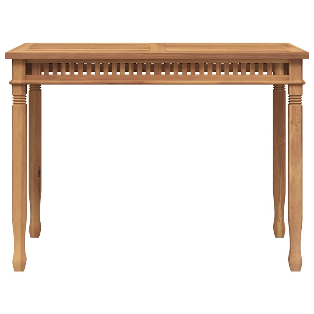 Mesa de jantar para jardim 110x65x80 cm madeira de teca maciça