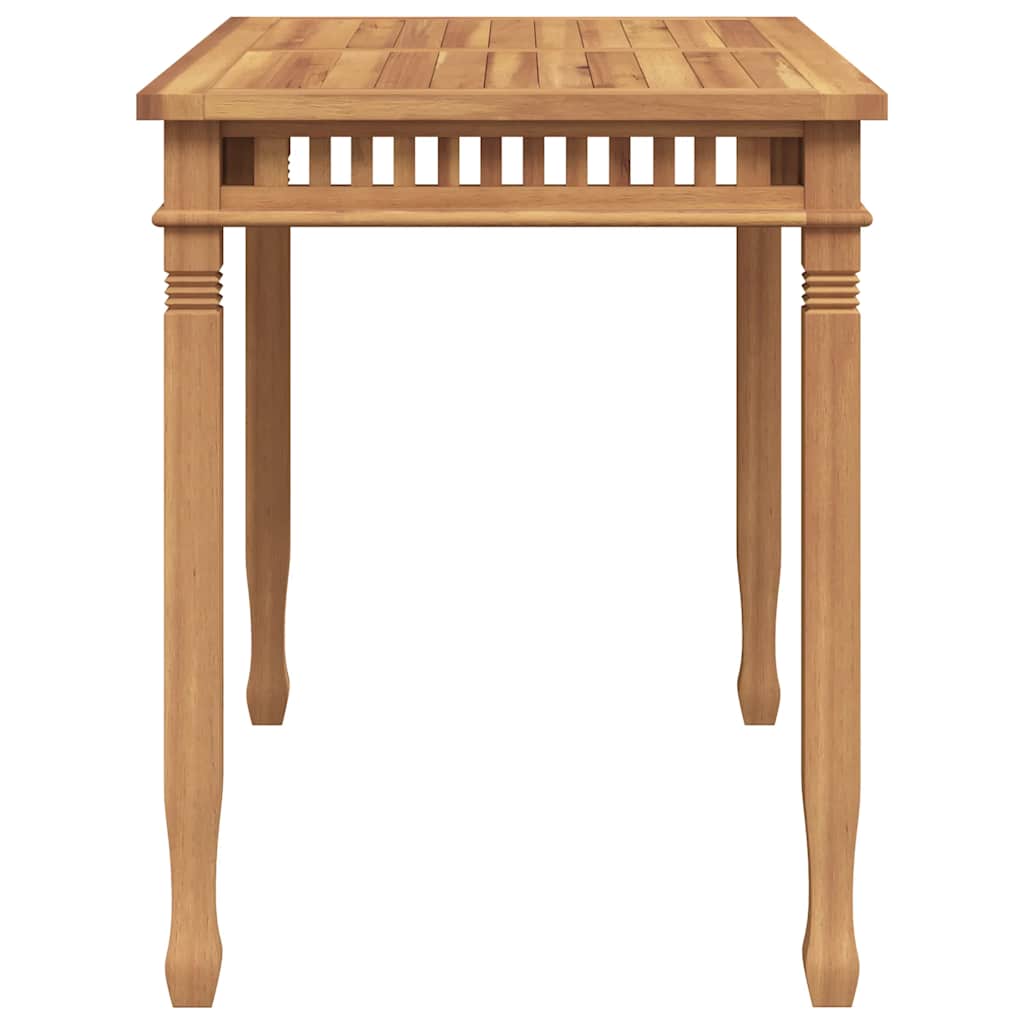 Mesa de jantar para jardim 110x65x80 cm madeira de teca maciça