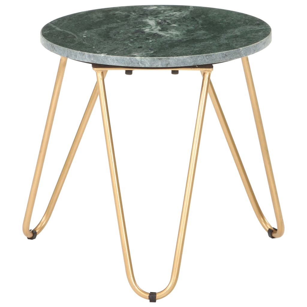 Mesa centro 40x40x40cm pedra genuína textura mármore branco