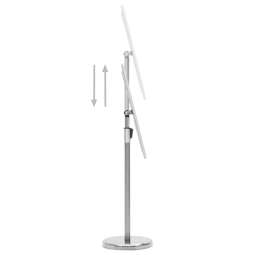 Suporte para cartazes A3 em liga de alumínio prateado