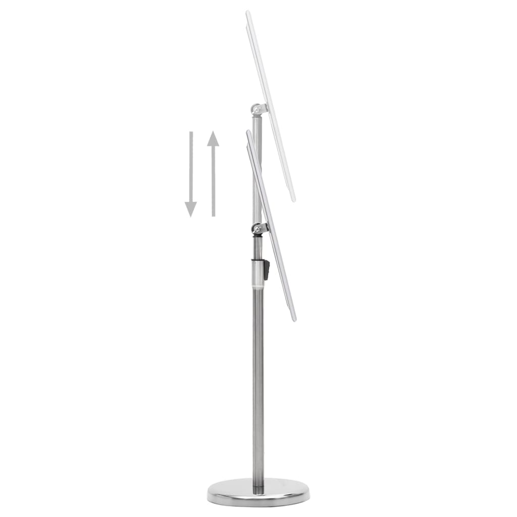 Suporte para cartazes A4 em liga de alumínio prateado