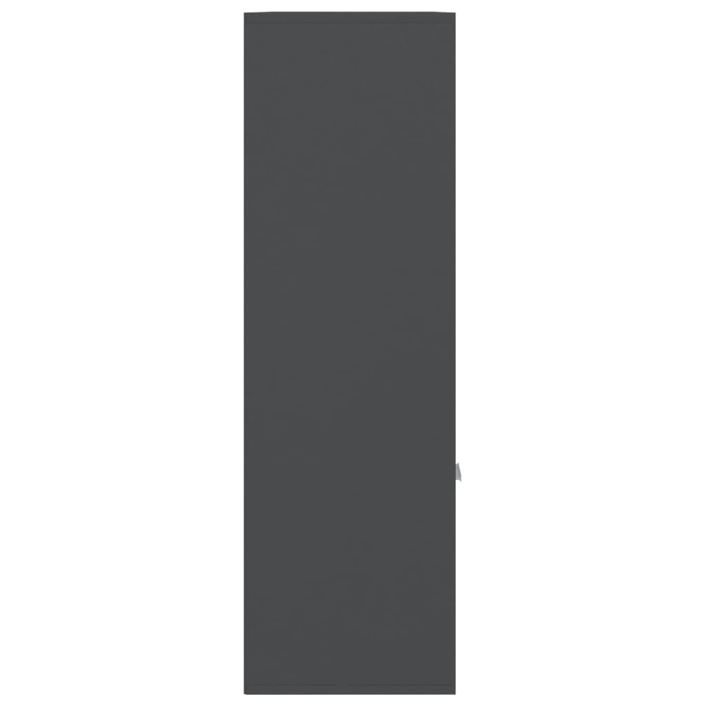 Estante 98x30x98 cm derivados de madeira cinzento cimento