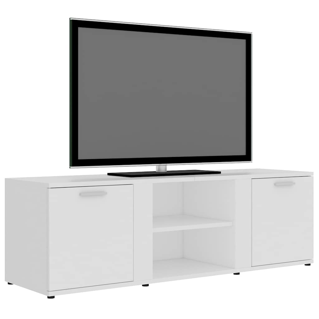 Móvel de TV 120x34x37 cm derivados de madeira branco