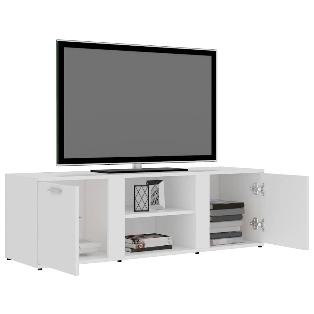 Móvel de TV 120x34x37 cm derivados de madeira branco