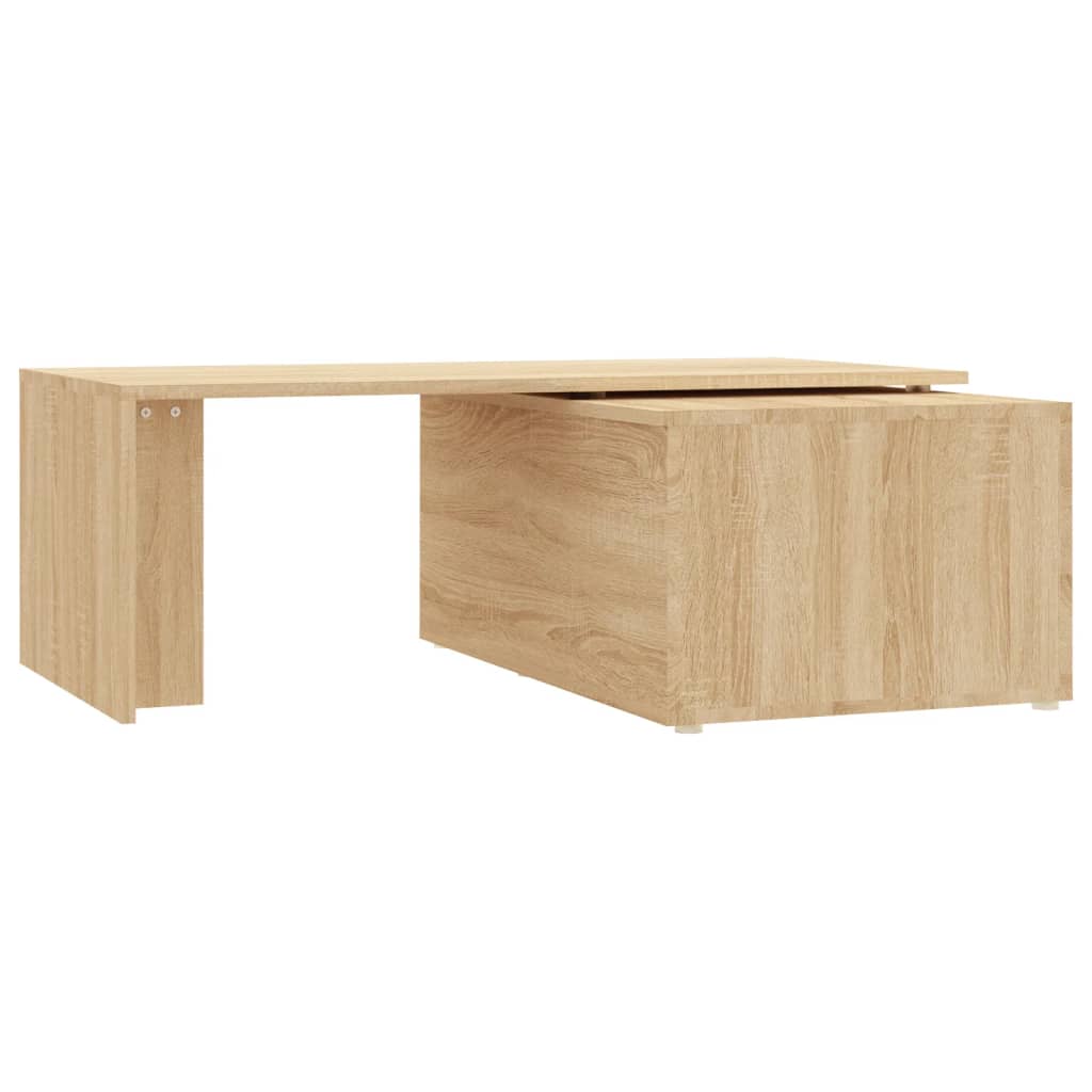 Mesa de centro 150x50x35 cm derivados madeira branco brilhante