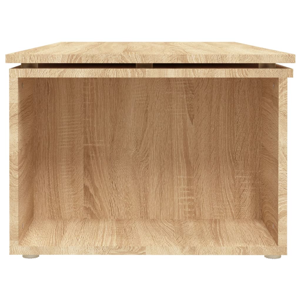 Mesa de centro 150x50x35 cm derivados madeira branco brilhante
