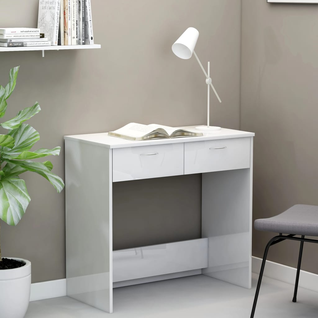 Secretária 80x40x75 cm derivados de madeira branco