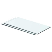 Prateleiras 2 pcs 40x15 cm vidro transparente