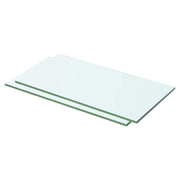 Prateleiras 2 pcs 50x20 cm vidro transparente