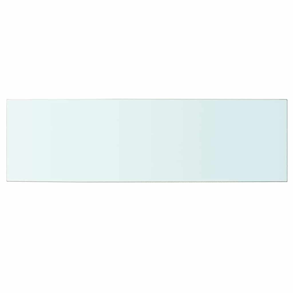 Prateleiras 2 pcs 100x30 cm vidro transparente
