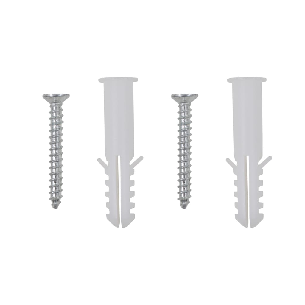 Espelhos de parede 2 pcs 40 cm vidro redondo