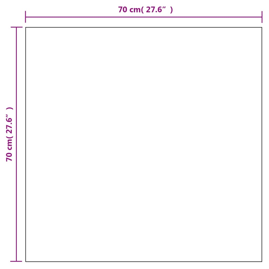 Espelhos de parede 2 pcs 40 cm vidro redondo