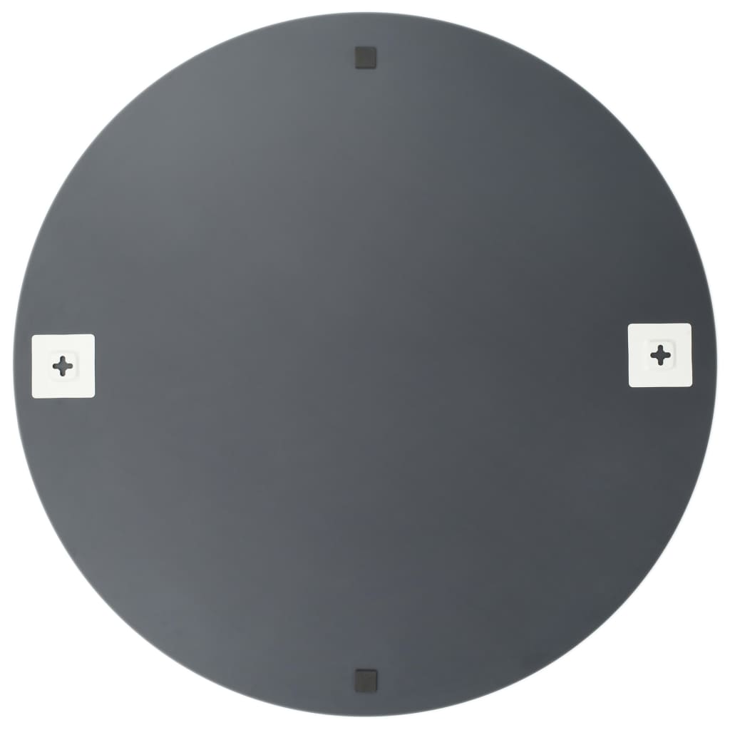 Espelhos de parede 2 pcs 40 cm vidro redondo