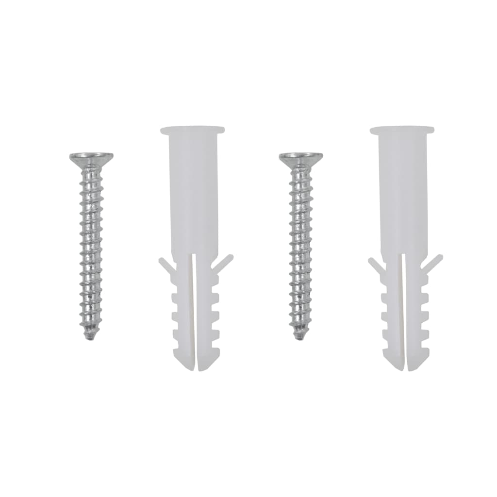 Espelhos de parede 2 pcs 40 cm vidro redondo