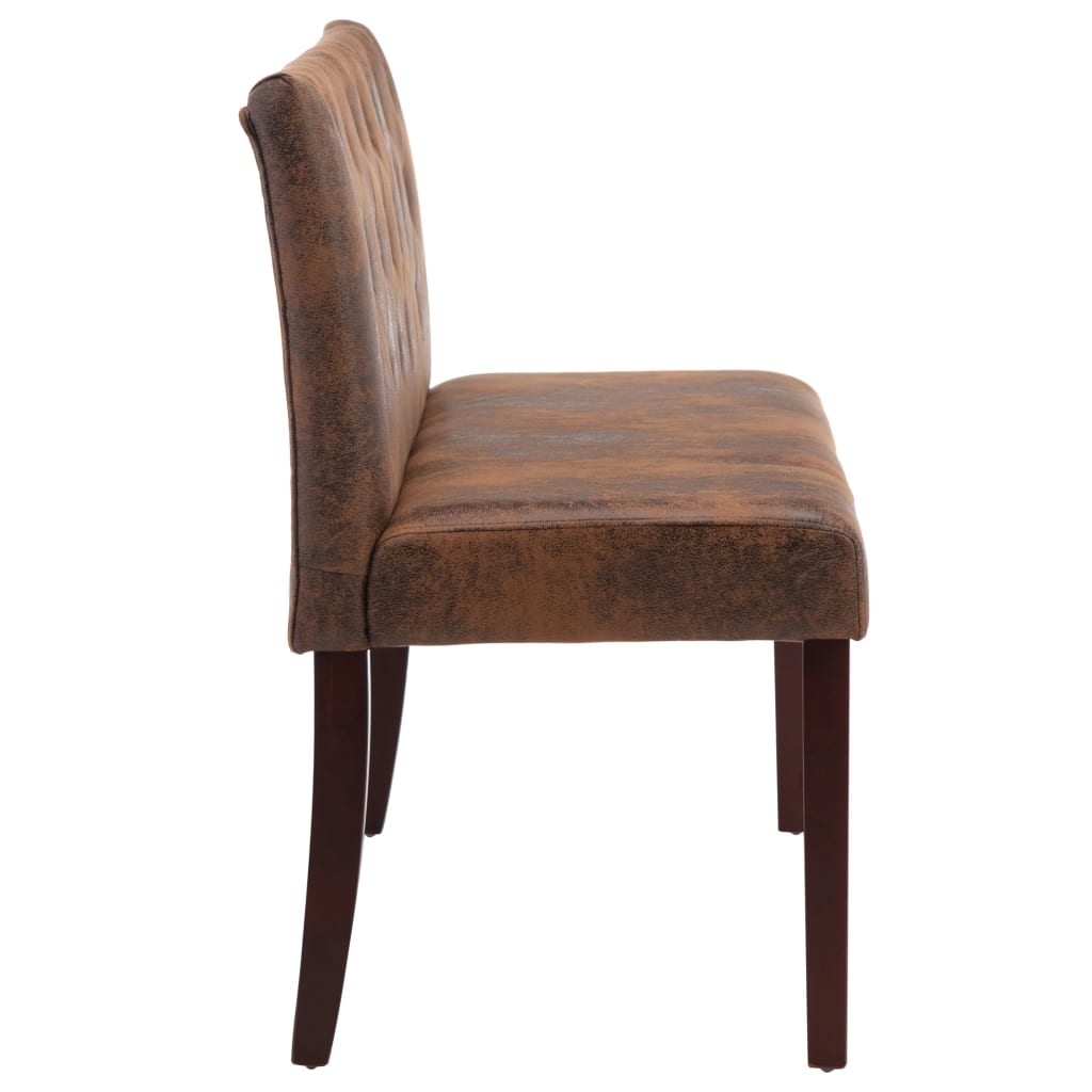 Banco 120 cm camurça artificial cinzento