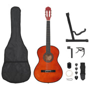 12 peças conjunto de guitarra clássica para iniciantes 4/4 39"