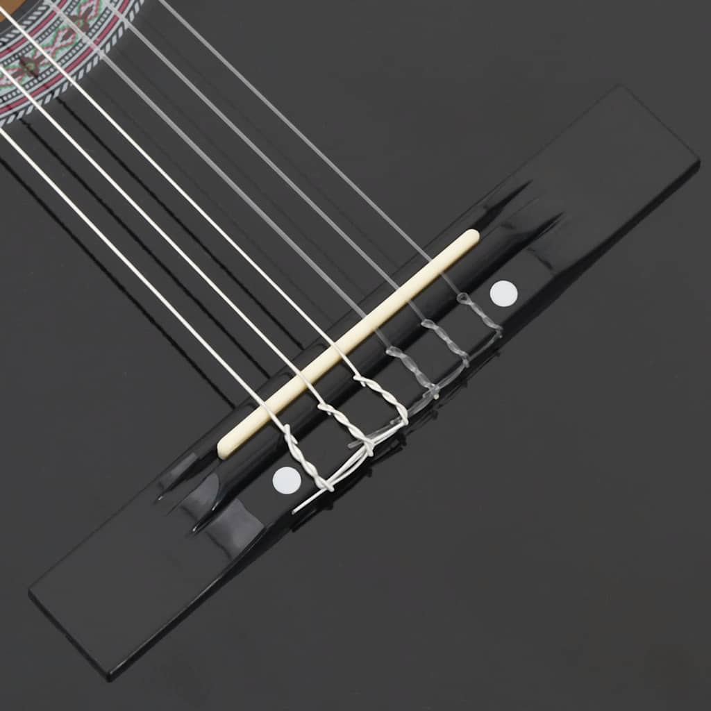 12 pcs conjunto de guitarra clássica com 6 cordas 38" azul