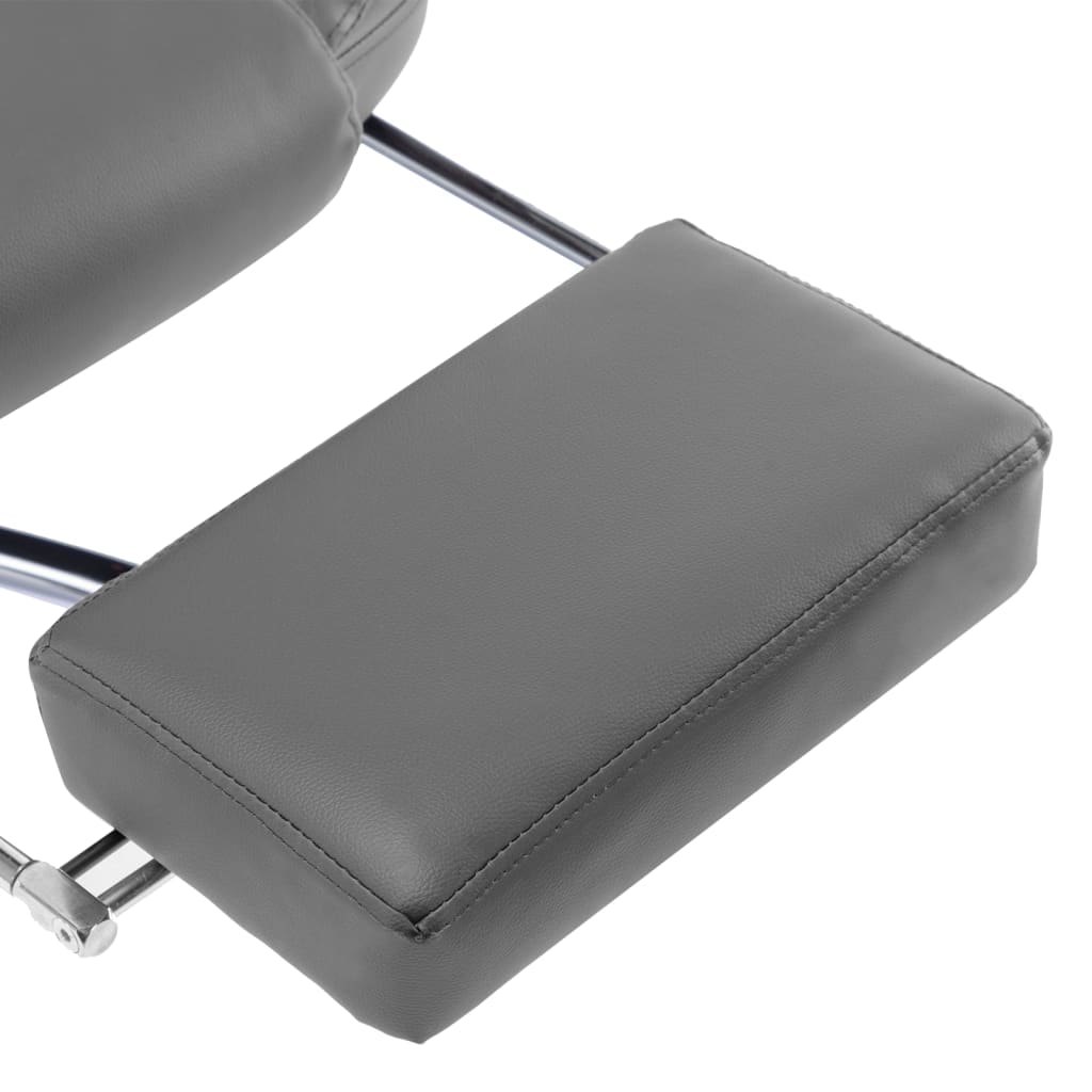 Cadeira escritório c/ função massagem couro artific. antracite