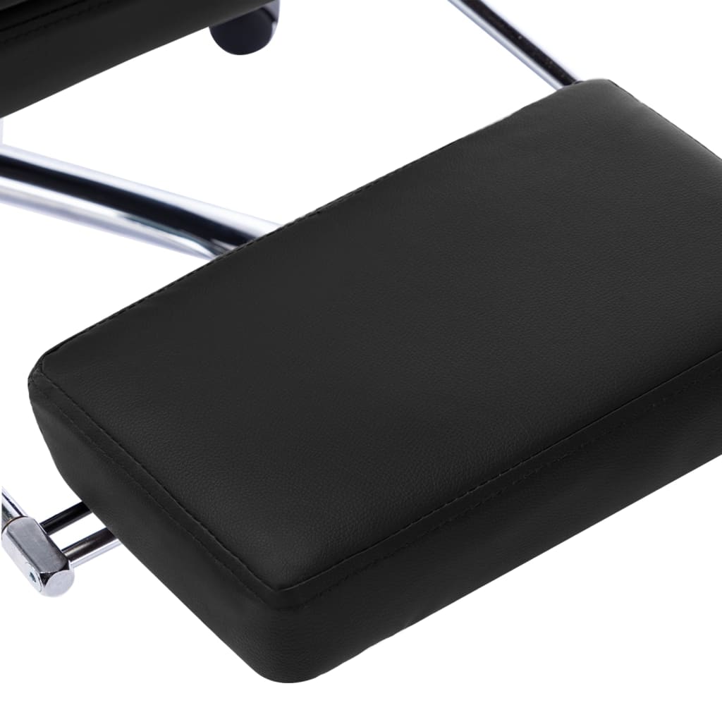 Cadeira de escritório em couro artificial antracite