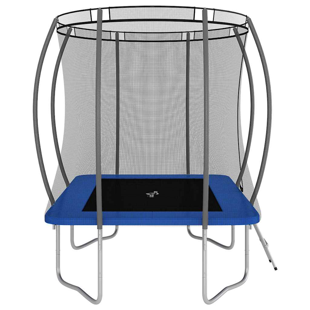 Conjunto de trampolim retangular 274x183x76 cm 150 kg