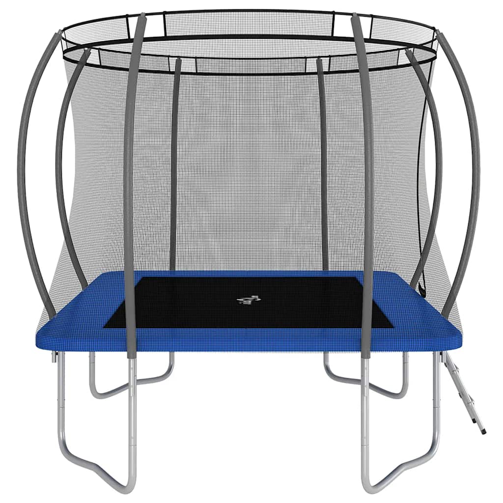 Conjunto de trampolim retangular 335x244x90 cm 150 kg